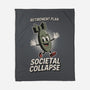 Retirement Plan-None-Fleece-Blanket-RoboMega