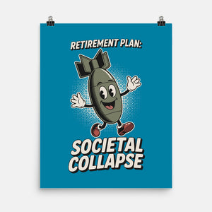 Retirement Plan-None-Matte-Poster-RoboMega