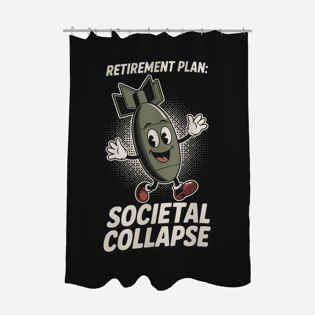 Retirement Plan-None-Polyester-Shower Curtain-RoboMega
