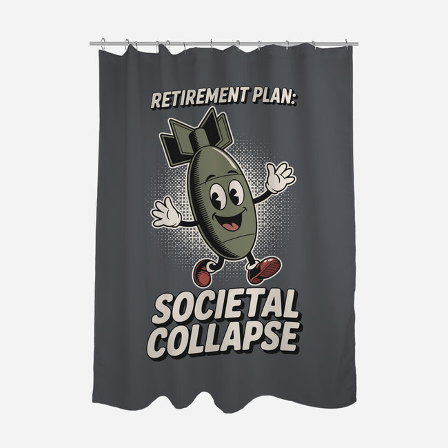 Retirement Plan-None-Polyester-Shower Curtain-RoboMega
