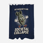 Retirement Plan-None-Polyester-Shower Curtain-RoboMega