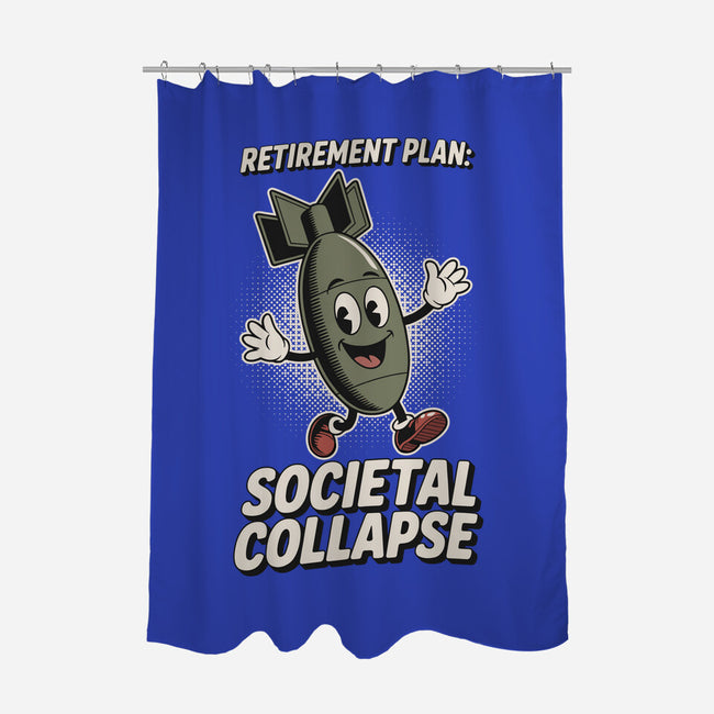 Retirement Plan-None-Polyester-Shower Curtain-RoboMega