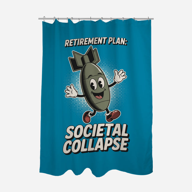 Retirement Plan-None-Polyester-Shower Curtain-RoboMega