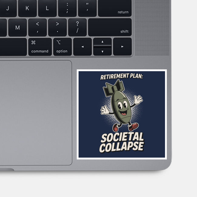 Retirement Plan-None-Glossy-Sticker-RoboMega