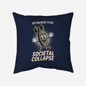 Retirement Plan-None-Removable Cover w Insert-Throw Pillow-RoboMega