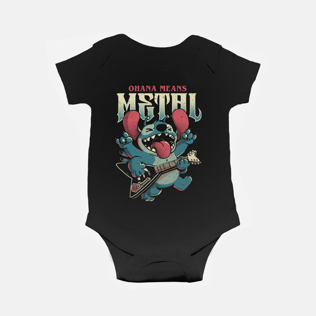 Ohana Means Metal-Baby-Basic-Onesie-Arigatees