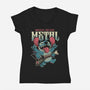 Ohana Means Metal-Womens-V-Neck-Tee-Arigatees