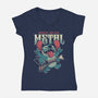 Ohana Means Metal-Womens-V-Neck-Tee-Arigatees