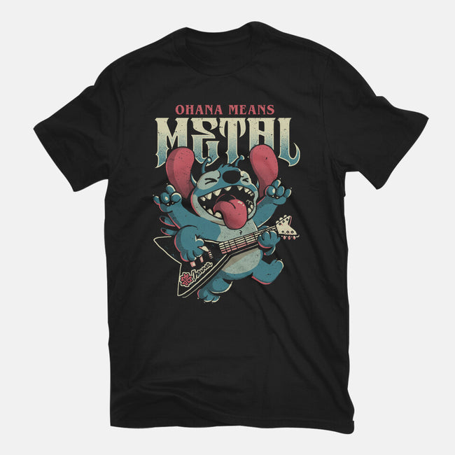 Ohana Means Metal-Unisex-Basic-Tee-Arigatees