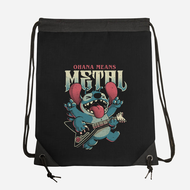 Ohana Means Metal-None-Drawstring-Bag-Arigatees