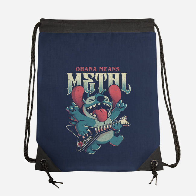 Ohana Means Metal-None-Drawstring-Bag-Arigatees