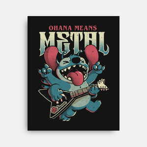 Ohana Means Metal-None-Stretched-Canvas-Arigatees