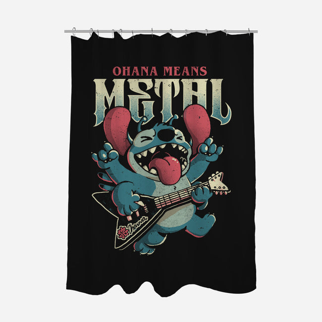 Ohana Means Metal-None-Polyester-Shower Curtain-Arigatees