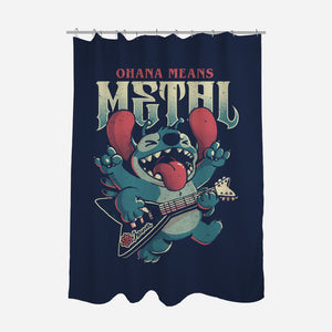 Ohana Means Metal-None-Polyester-Shower Curtain-Arigatees