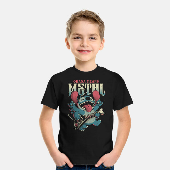 Ohana Means Metal-Youth-Basic-Tee-Arigatees