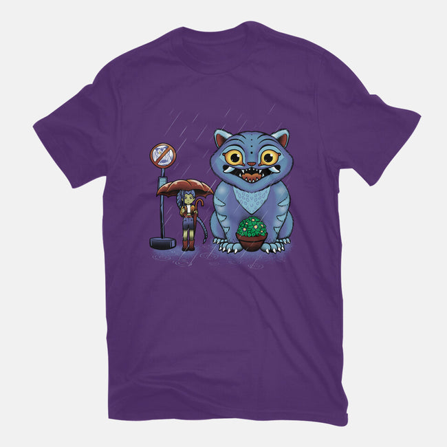 My Neighbor Derpy-Womens-Fitted-Tee-Astrobot Invention