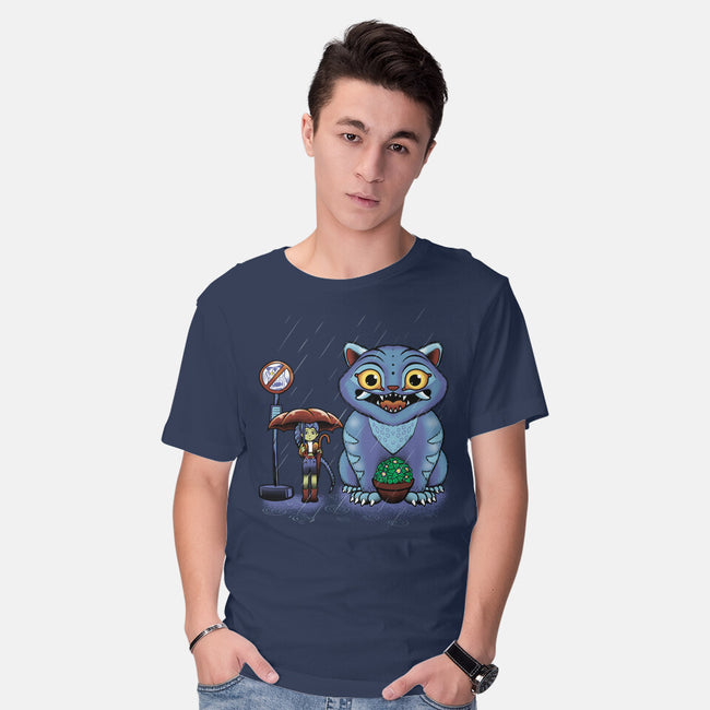 My Neighbor Derpy-Mens-Basic-Tee-Astrobot Invention