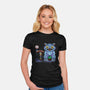 My Neighbor Derpy-Womens-Fitted-Tee-Astrobot Invention