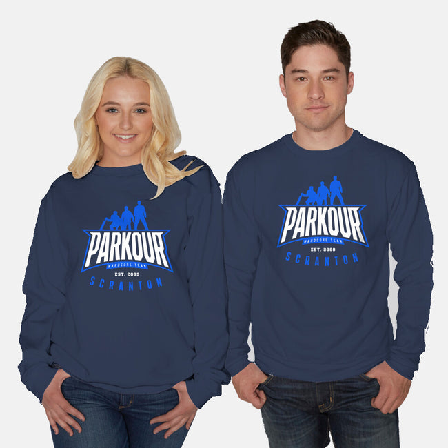 Parkour Team-Unisex-Crew Neck-Sweatshirt-Getsousa!