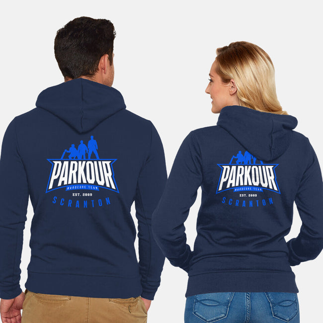 Parkour Team-Unisex-Zip-Up-Sweatshirt-Getsousa!