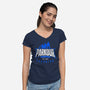 Parkour Team-Womens-V-Neck-Tee-Getsousa!