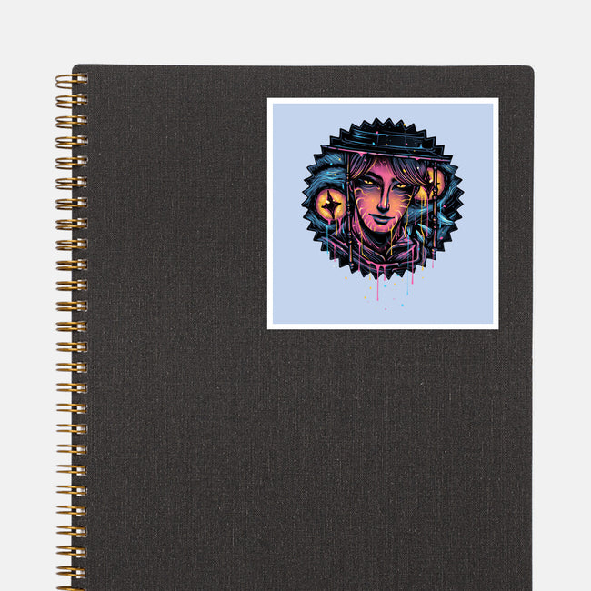 Rise From The Darkness-None-Glossy-Sticker-glitchygorilla