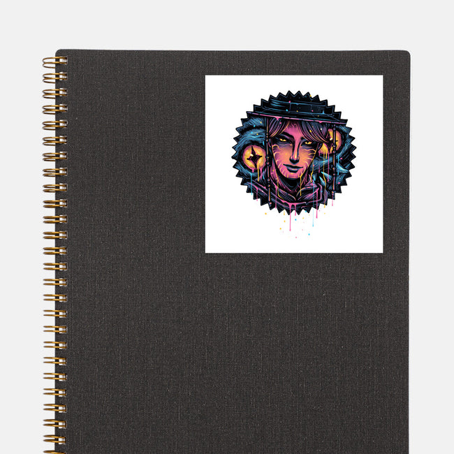 Rise From The Darkness-None-Glossy-Sticker-glitchygorilla