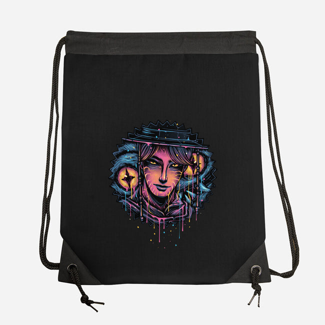 Rise From The Darkness-None-Drawstring-Bag-glitchygorilla