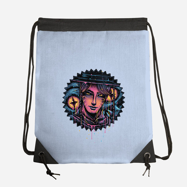 Rise From The Darkness-None-Drawstring-Bag-glitchygorilla