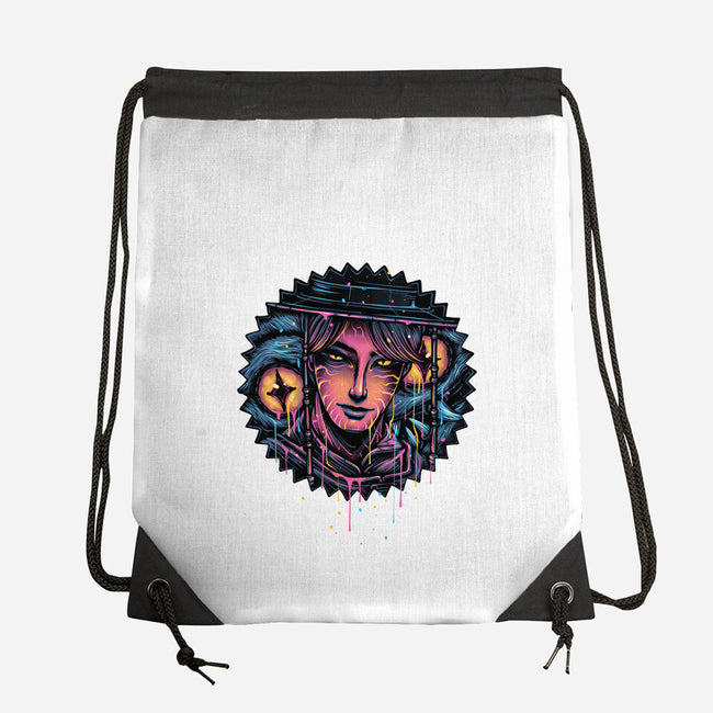 Rise From The Darkness-None-Drawstring-Bag-glitchygorilla