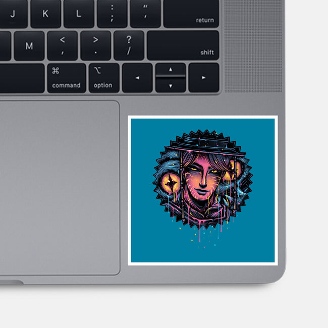 Rise From The Darkness-None-Glossy-Sticker-glitchygorilla