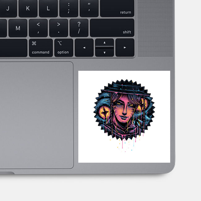 Rise From The Darkness-None-Glossy-Sticker-glitchygorilla