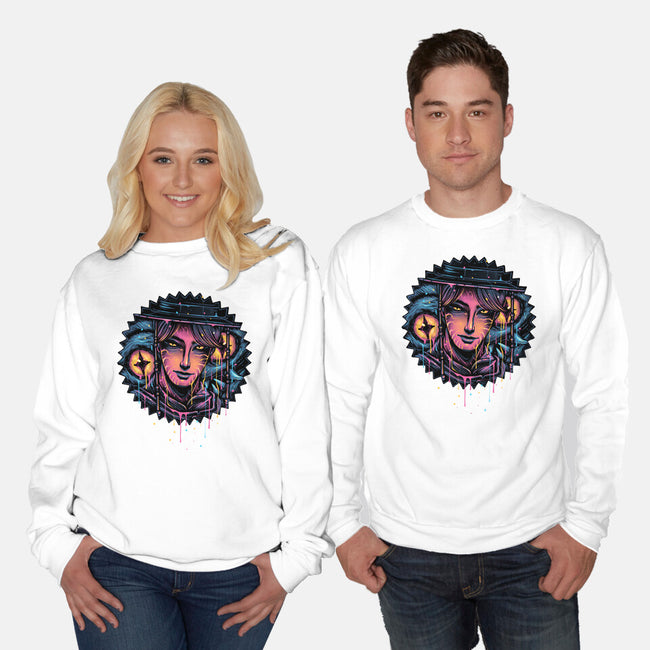 Rise From The Darkness-Unisex-Crew Neck-Sweatshirt-glitchygorilla
