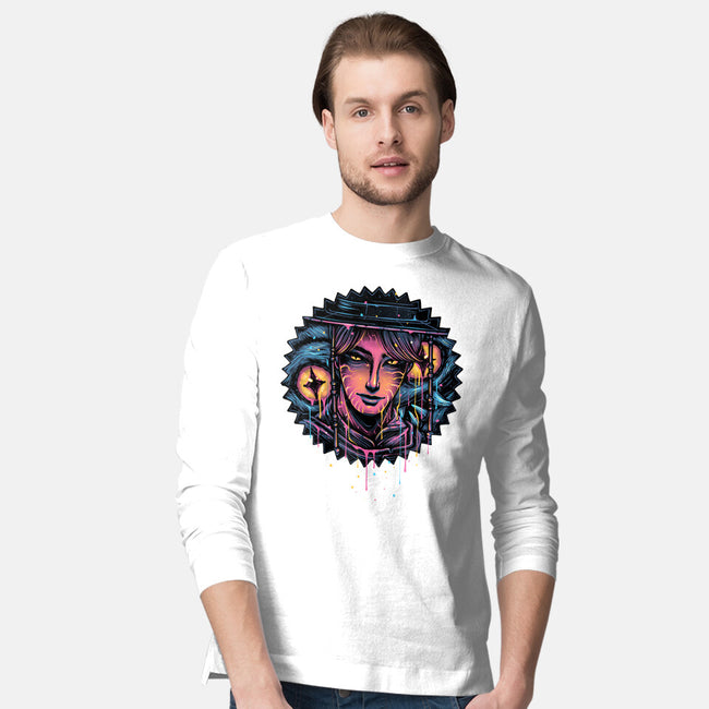 Rise From The Darkness-Mens-Long Sleeved-Tee-glitchygorilla