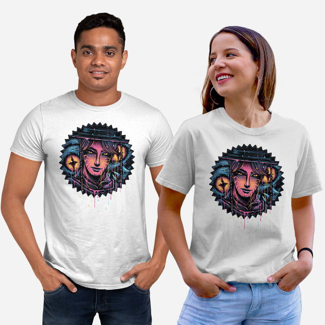 Rise From The Darkness-Unisex-Basic-Tee-glitchygorilla