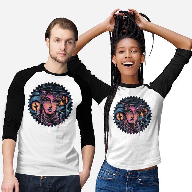 Rise From The Darkness-Unisex-Baseball-Tee-glitchygorilla