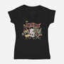 Santa Carla Lobby-Womens-V-Neck-Tee-Nemons