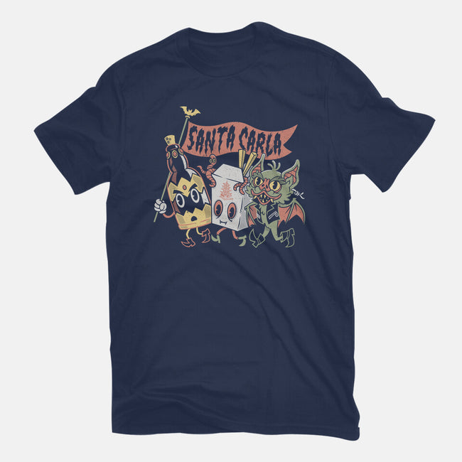 Santa Carla Lobby-Womens-Fitted-Tee-Nemons