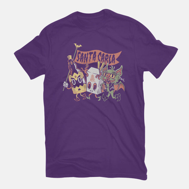 Santa Carla Lobby-Womens-Fitted-Tee-Nemons