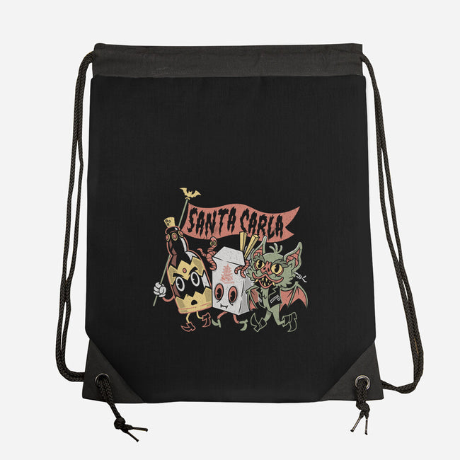 Santa Carla Lobby-None-Drawstring-Bag-Nemons