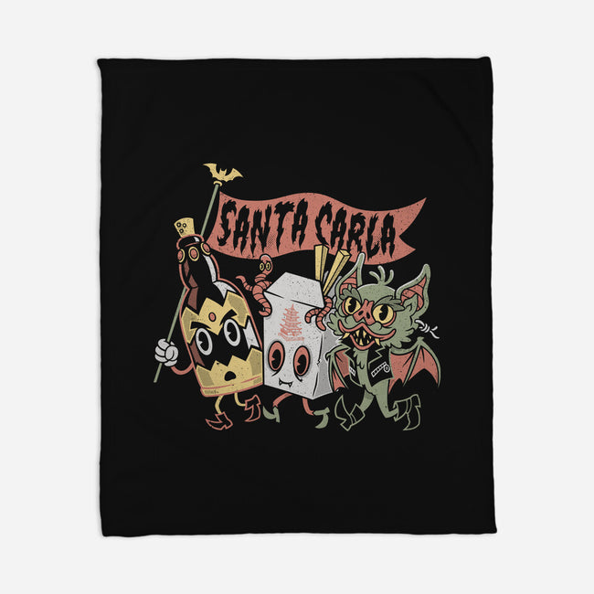 Santa Carla Lobby-None-Fleece-Blanket-Nemons