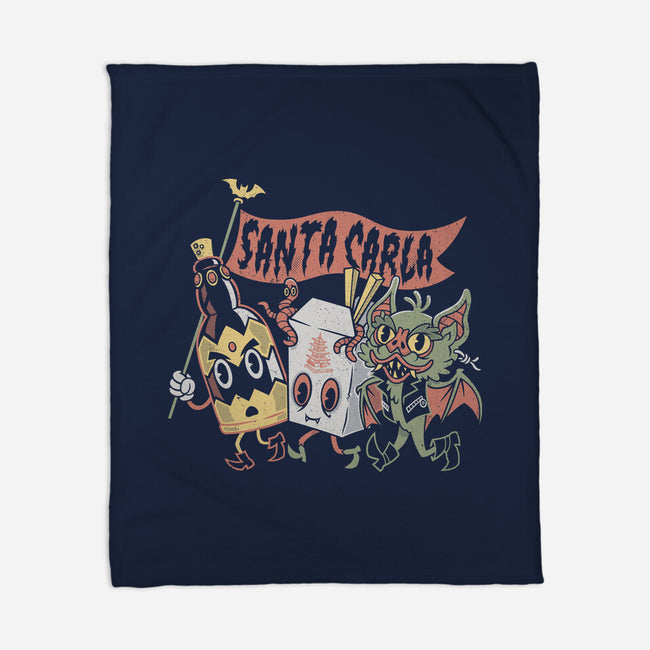 Santa Carla Lobby-None-Fleece-Blanket-Nemons