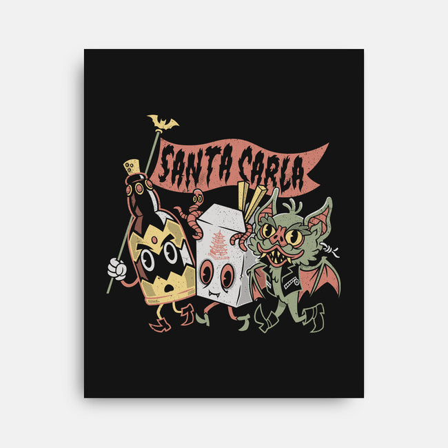 Santa Carla Lobby-None-Stretched-Canvas-Nemons