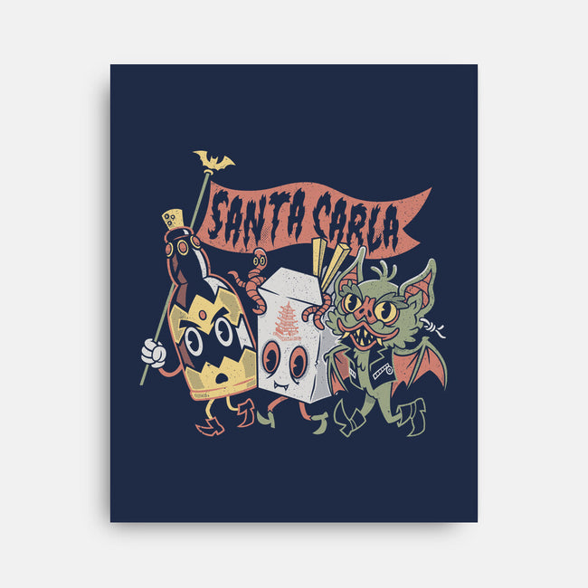 Santa Carla Lobby-None-Stretched-Canvas-Nemons