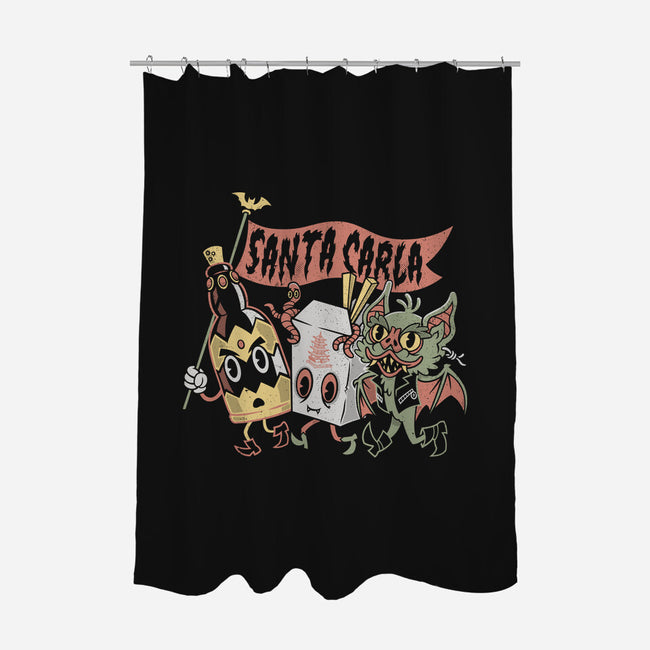 Santa Carla Lobby-None-Polyester-Shower Curtain-Nemons