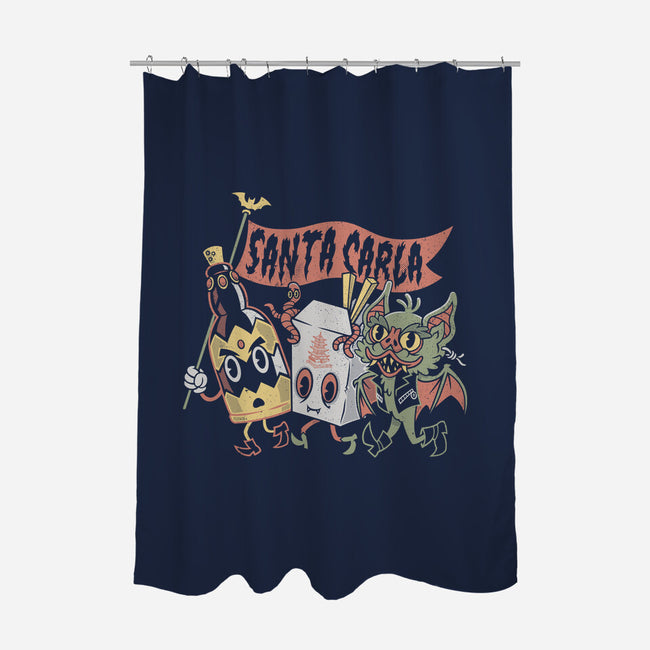 Santa Carla Lobby-None-Polyester-Shower Curtain-Nemons