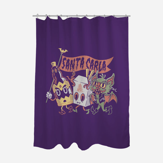 Santa Carla Lobby-None-Polyester-Shower Curtain-Nemons
