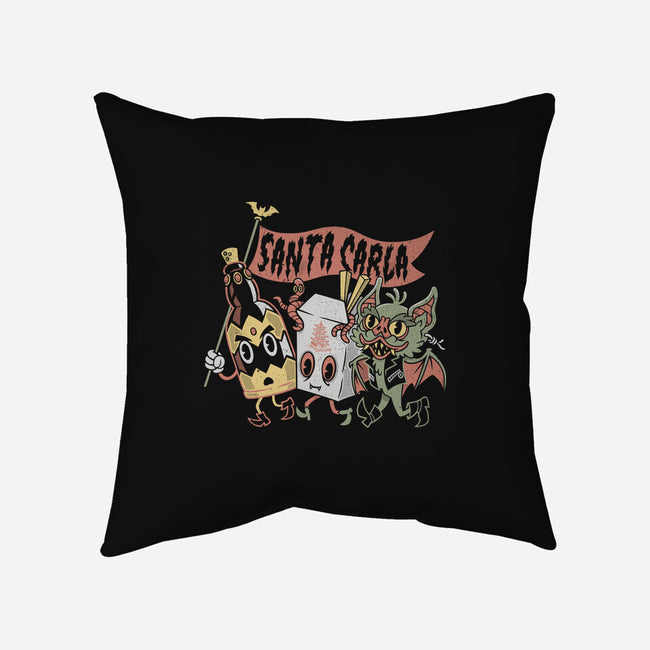 Santa Carla Lobby-None-Removable Cover w Insert-Throw Pillow-Nemons