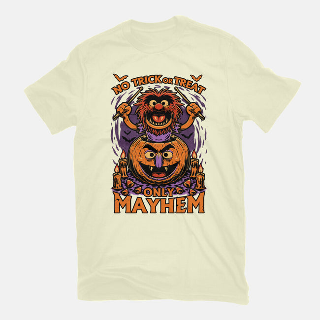 Puppet Pumpkin Halloween-Mens-Basic-Tee-Studio Mootant