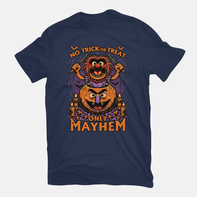 Puppet Pumpkin Halloween-Mens-Basic-Tee-Studio Mootant